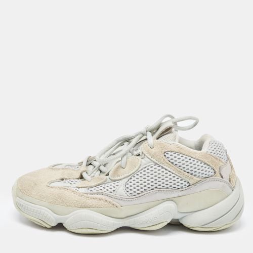 Two Tone Suede and Mesh Yeezy 500 Salt Sneakers Size 38 - Yeezy x Adidas - Modalova