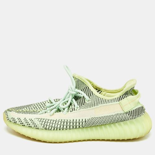 Neon Knit Fabric Boost 350 V2 Semi Frozen Sneakers Size 43 2/3 - Yeezy x Adidas - Modalova