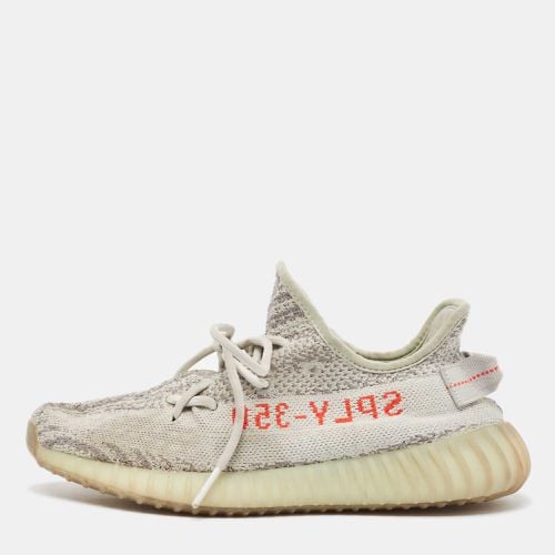 Two Tone Knit Fabric Boost 350 V2 Blue Tint Sneakers Size 40 2/3 - Yeezy x Adidas - Modalova