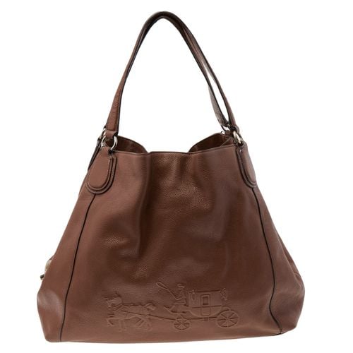 Leather Edie Carriage Shoulder Bag - Coach - Modalova