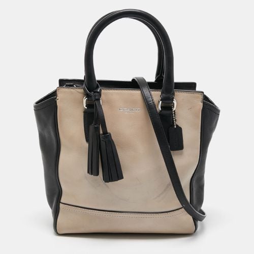 Beige Leather Tassel Tote - Coach - Modalova