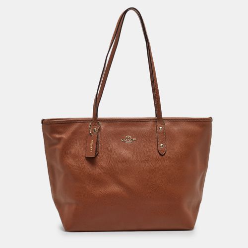 Coach Brown Leather City Zip Tote - Coach - Modalova