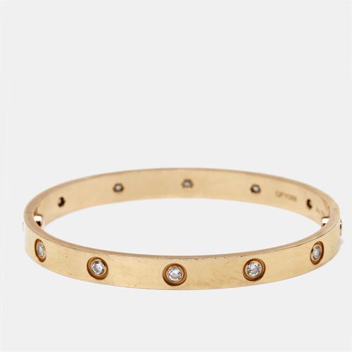 Love 10 Diamonds 18k Rose Bracelet 17 - Cartier - Modalova