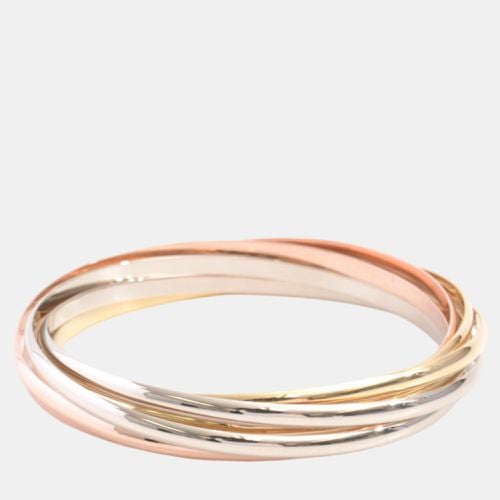 K Gold, Rose Gold, White Gold Trinity Link Bangle Bracelet - Cartier - Modalova