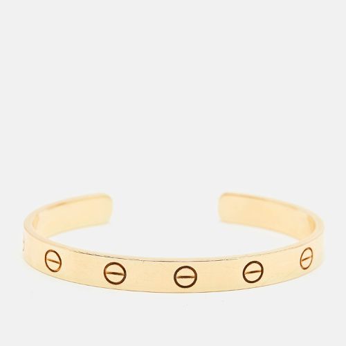 Love 18k Gold Open Cuff Bracelet 16 - Cartier - Modalova