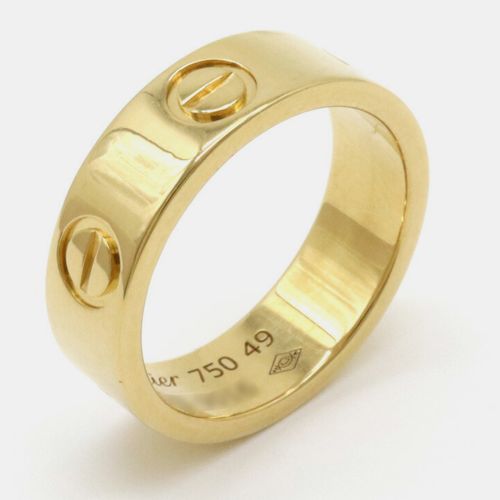 K Gold Love Band Ring EU 49 - Cartier - Modalova