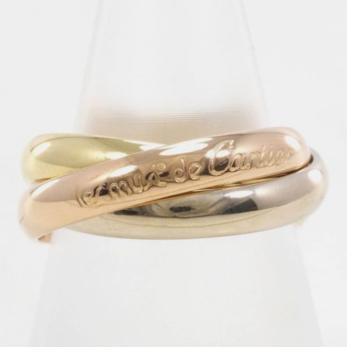 K Yellow, Rose, Gold Trinity Band Ring EU 53 - Cartier - Modalova