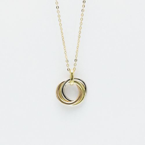 K Gold White Gold Trinity Necklace - Cartier - Modalova