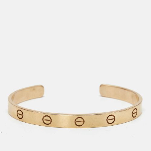 Love 18k Rose Open Cuff Bracelet 18 - Cartier - Modalova
