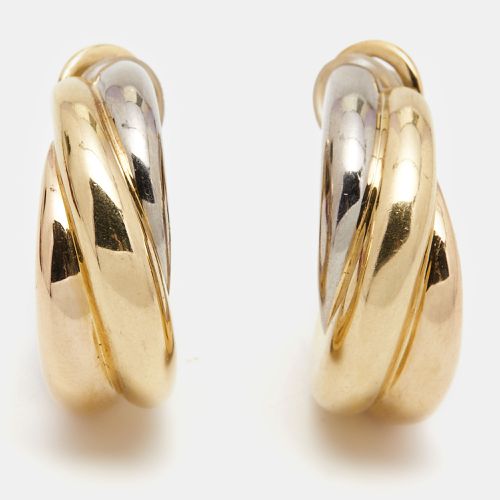 Trinity 18k Three Tone Earrings - Cartier - Modalova