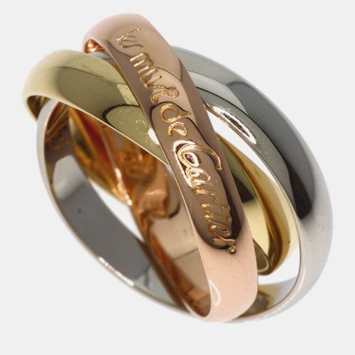 K Yellow, Rose, Gold Trinity Band Ring EU 50 - Cartier - Modalova