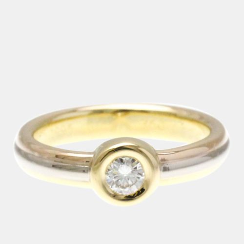 K Yellow, Rose, Gold and Diamond Trinity Solitaire Ring EU 50 - Cartier - Modalova