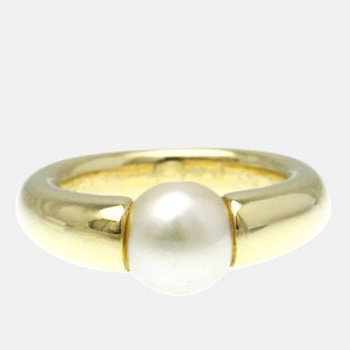 K Gold and Pearl Band Ring EU 50 - Cartier - Modalova