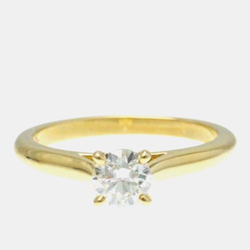 K Gold and Diamond Solitaire 1895 Engagement Ring EU 51 - Cartier - Modalova