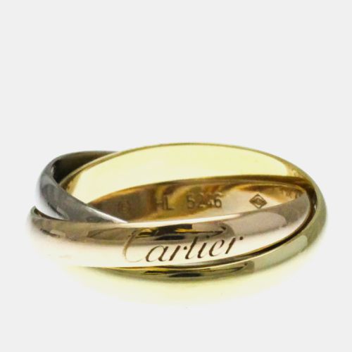 K Yellow, Rose, Gold Trinity Ring EU 50 - Cartier - Modalova