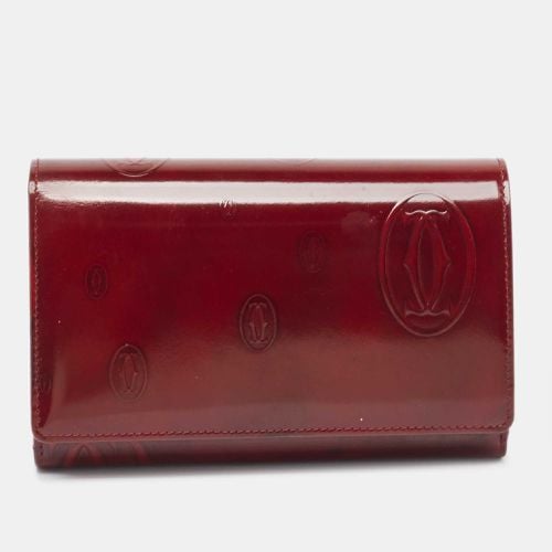 Patent Leather Happy Birthday Continental Wallet - Cartier - Modalova