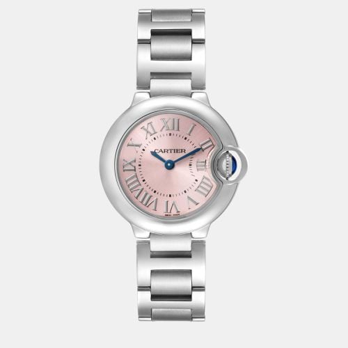 Stainless Steel Ballon Bleu W6920038 Quartz Women's Wristwatch 28 mm - Cartier - Modalova