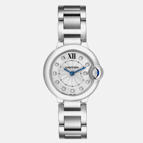 Ballon Bleu Diamond Dial Steel Ladies Watch WE902073 - Cartier - Modalova