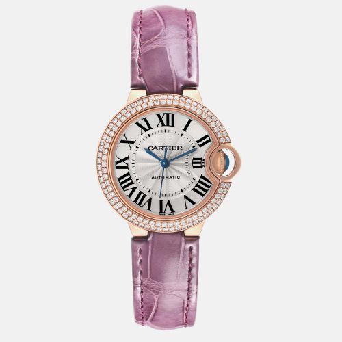 Ballon Bleu 33 Rose Gold Diamond Ladies Watch WE902066 - Cartier - Modalova