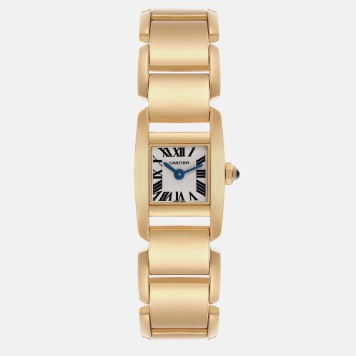 Tankissime Dial Yellow Gold Ladies Watch W650037H 25 mm x 16.5 mm - Cartier - Modalova