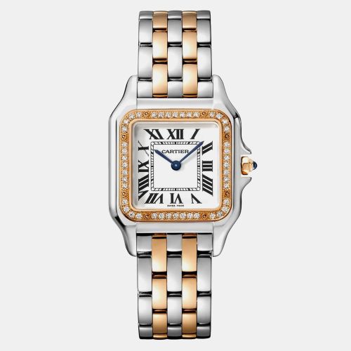 Silver Multicolor Panthere de Quartz Women's Wristwatch 27mm - Cartier - Modalova