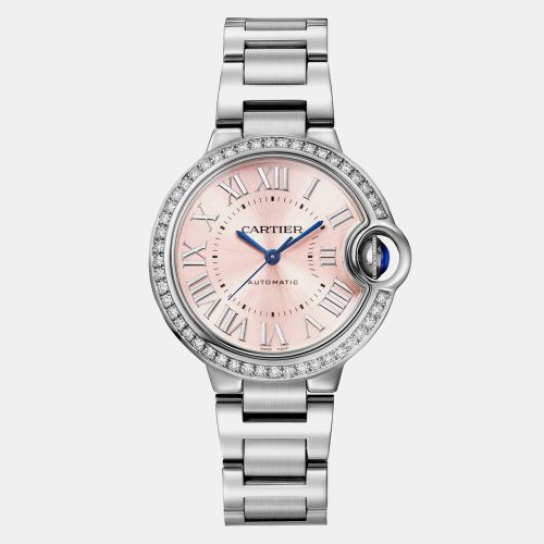 Silver Ballon Bleu de Automatic Women's Wristwatch 33mm - Cartier - Modalova