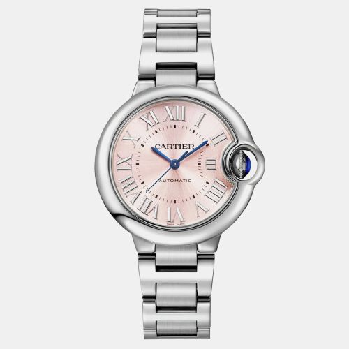 Silver Ballon Bleu de Automatic Women's Wristwatch 33mm - Cartier - Modalova