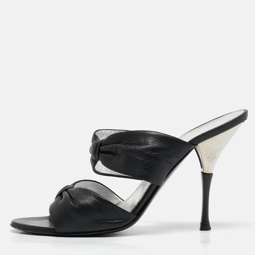 Leather Slide Sandals Size 38 - Casadei - Modalova