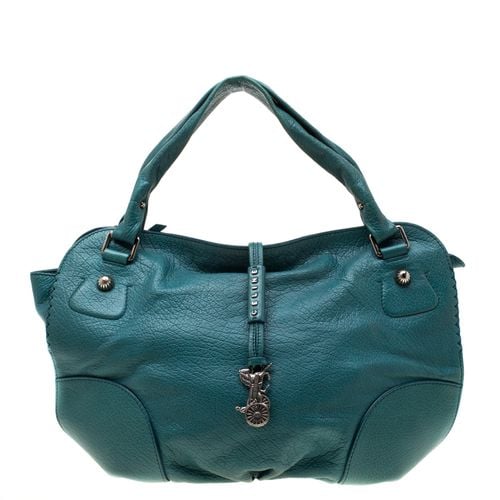 Celine Green Leather Hobo - Celine - Modalova