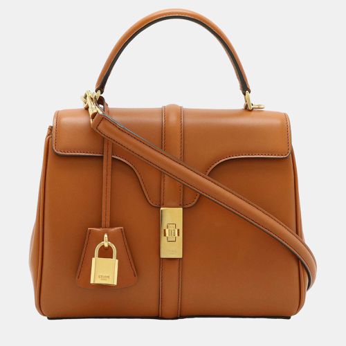 Calfskin Leather Small 16 Top Handle Bag - Celine - Modalova