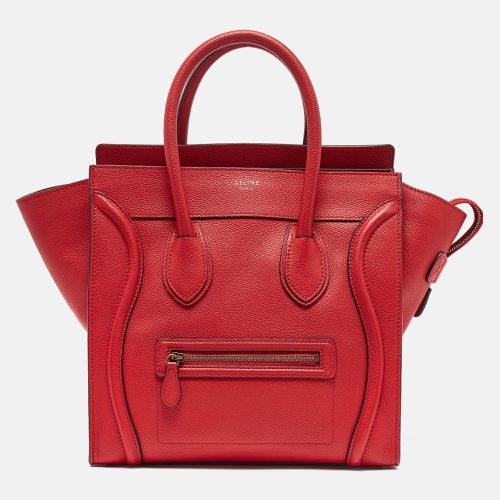 Leather Mini Luggage Tote - Celine - Modalova