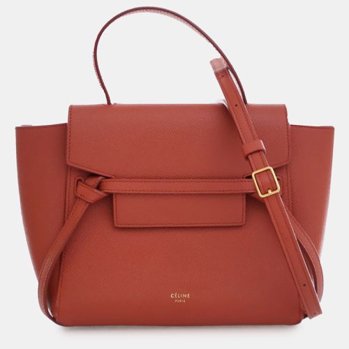 Nano Leather Belt Satchel Bag - Celine - Modalova