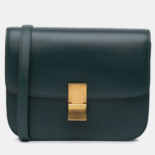 Medium Calfskin Classic Box Bag - Celine - Modalova