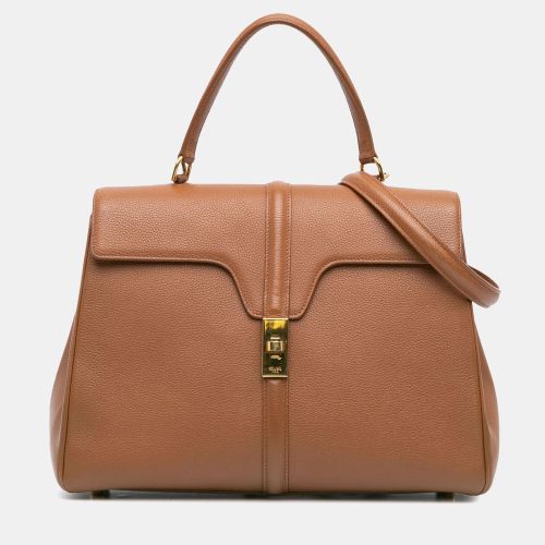 Medium Leather 16 Satchel Bag - Celine - Modalova