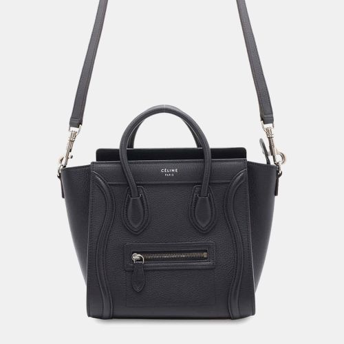 Leather Nano Luggage Shopper Bag - Celine - Modalova