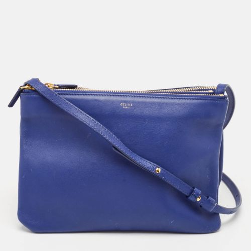 Leather Large Trio Zip Crossbody Bag - Celine - Modalova