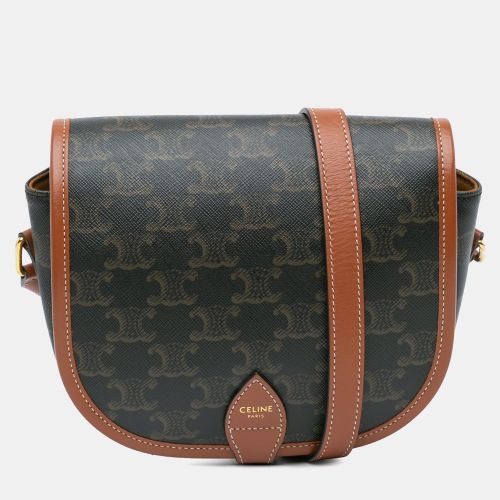 Medium Triomphe Coated Canvas Folco Crossbody Bag - Celine - Modalova