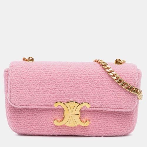 Triomphe Tweed Claude Chain Shoulder Bag - Celine - Modalova
