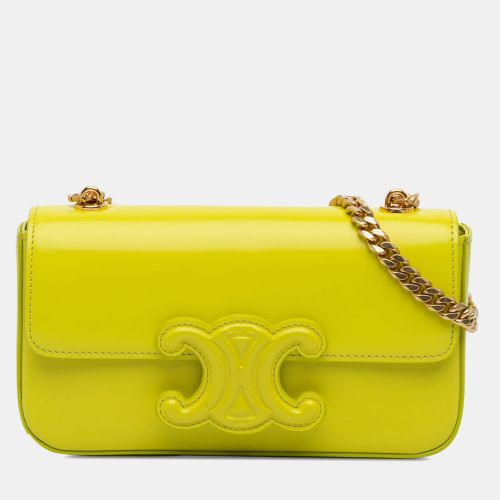 Triomphe Calfskin Cuir Chain Shoulder Bag - Celine - Modalova