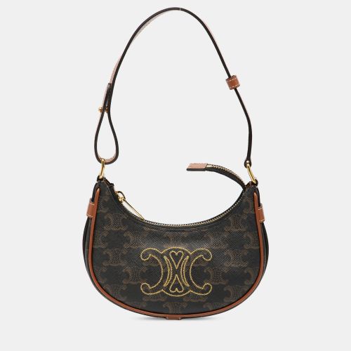 Mini Triomphe Coated Canvas Ava Shoulder Bag - Celine - Modalova
