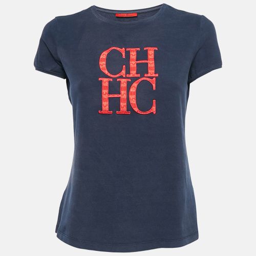 Logo Embroidered Cotton T-Shirt M - CH Carolina Herrera - Modalova