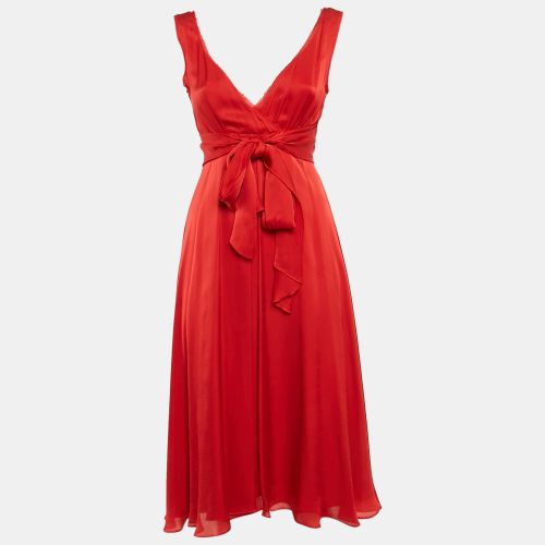 Silk Sleeveless Midi Dress S - CH Carolina Herrera - Modalova