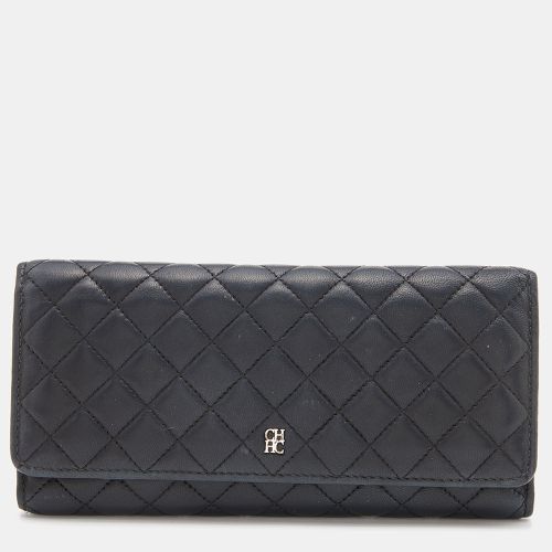 Quilted Leather Continental Wallet - CH Carolina Herrera - Modalova