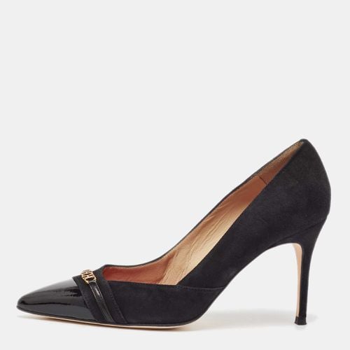 Suede Pointed Toe Pumps Size 38 - CH Carolina Herrera - Modalova