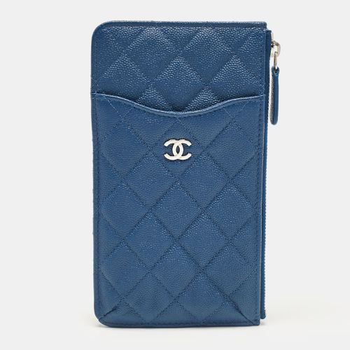 Quilted Caviar Leather Classic Phone Pouch - Chanel - Modalova