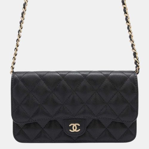 Caviar Leather Timeless Classics Chain Wallet - Chanel - Modalova