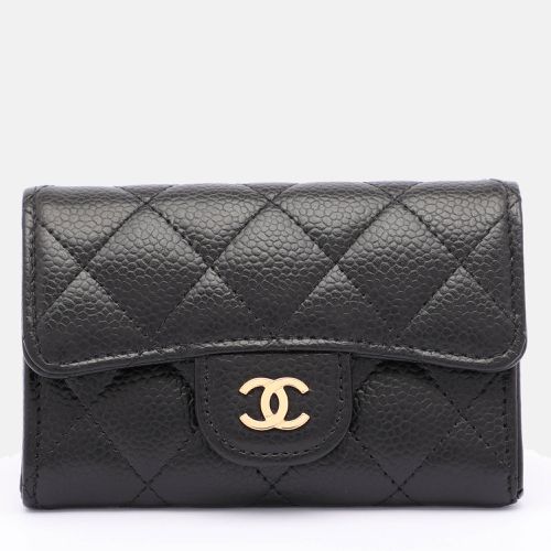 Quilted Caviar Leather CC Flap Coin Purse - Chanel - Modalova