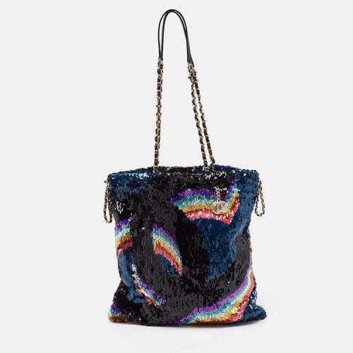 Sequins CC Drawstring Chain Tote - Chanel - Modalova