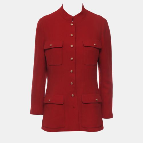 Chanel Red Vintage Jacket L - Chanel - Modalova