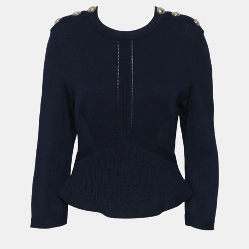 Knitted Long Sleeve Top S - Chanel - Modalova